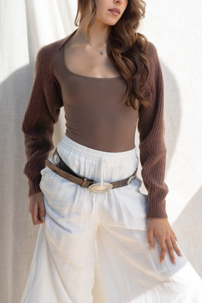 Natalie Knit Shrug