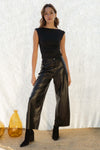 Nicole Faux Leather Pants