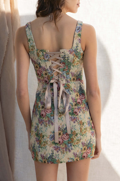 Olivia Tapestry Mini Dress