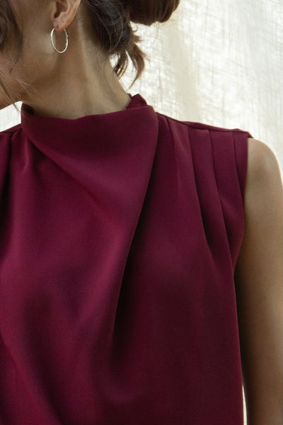 Paige Mock Neck Blouse