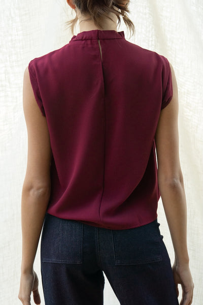 Paige Mock Neck Blouse