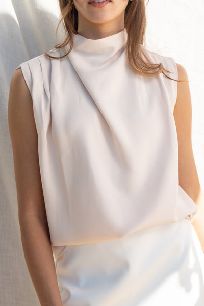 Paige Mock Neck Blouse