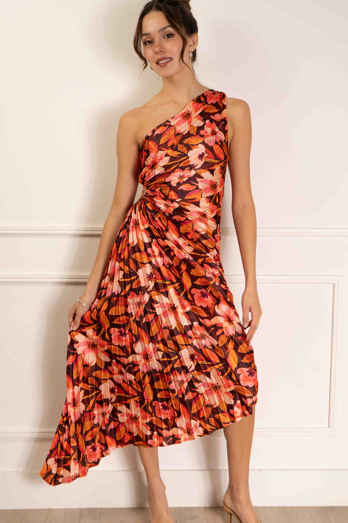 Paulina Pleated Maxi Dress