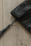 Rhinestone Mesh Clutch