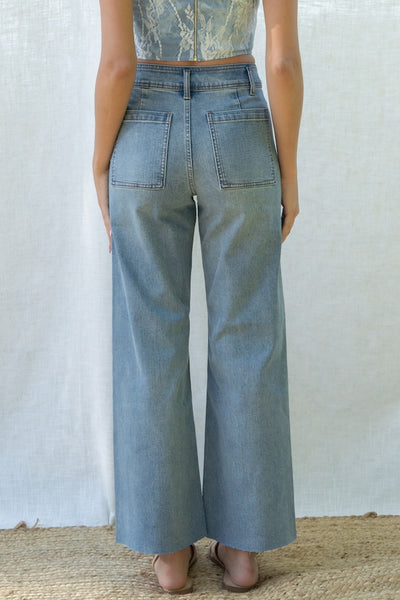 Ruby Straight Leg Denim Pants