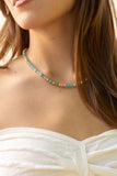 Semi Stone Beaded Necklace