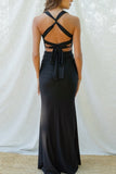 Sofia Lace Up Maxi Dress