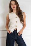 Star Button Down Vest