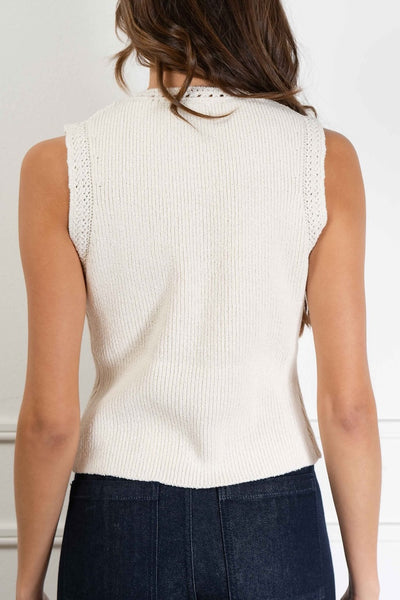 Star Button Down Vest