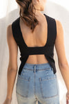Tiffany Knit Open Back Top