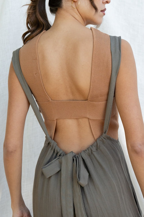 Tiffany Knit Open Back Top