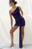 Tiffany One Shoulder Mini Dress
