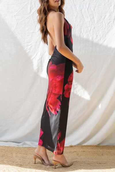 Violet Cowl Neck Dress